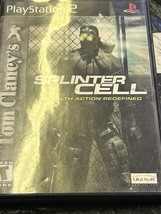 Splinter Cell Stealth Action Redefined (Sony PlayStation 2 PS2) ~ Complete! - $7.70