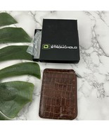 Identity Stronghold Secure Wallet New Brown Faux Leather RFID Blocking - $16.82