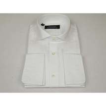 Men's Shirt FAMOZO Turkey 100% Cotton Cut-away Collar French Cuffs FA4 White image 4