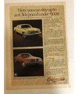 1970s Oldsmobile Omega Car Vintage Print Ad pa9 - $8.90