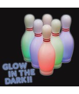 Pro Star Toys Bowling Set Kids Glow in The Dark Lights 6 Pins 1 Ball Lig... - £10.07 GBP