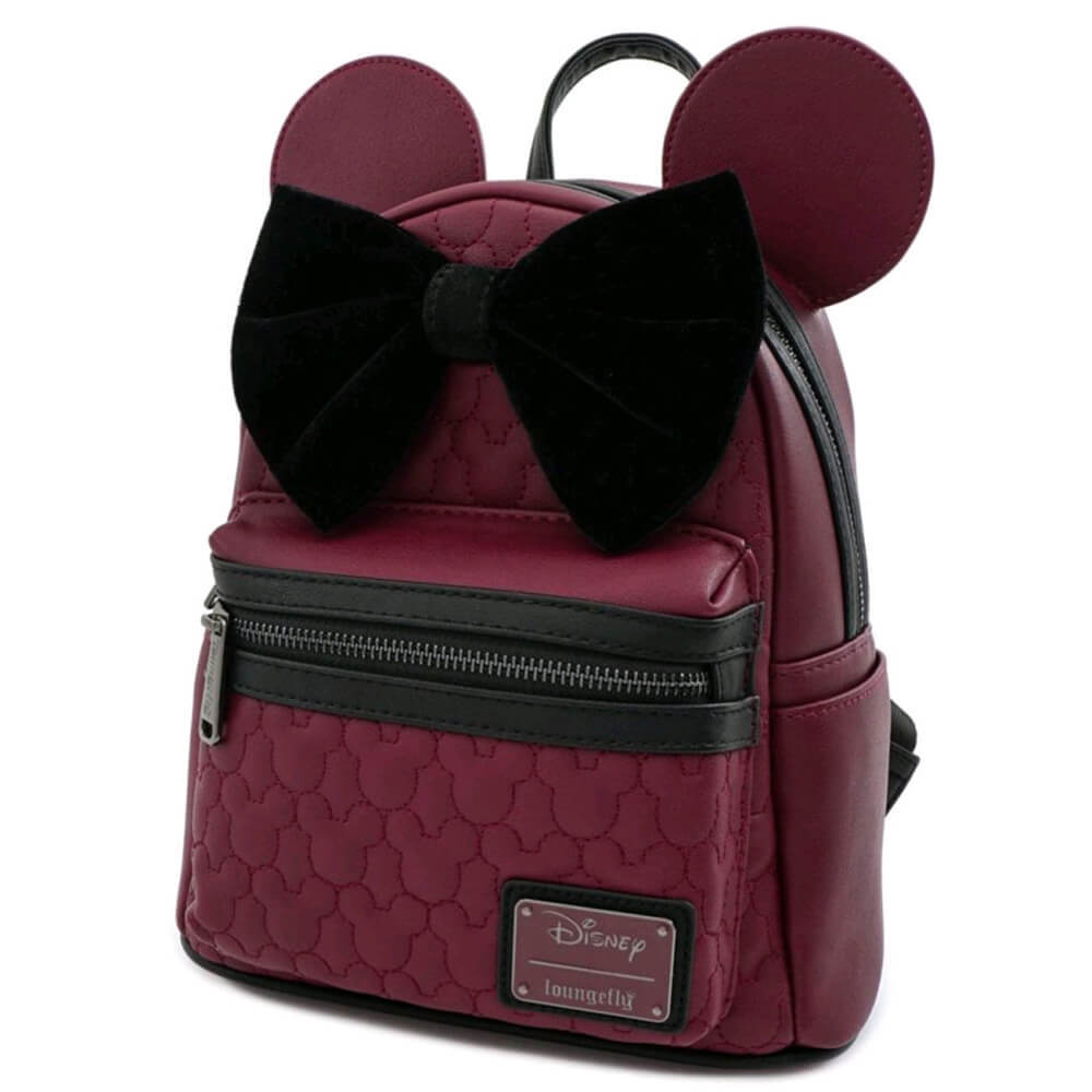 Primary image for Mickey Mouse Brown with Bow & Ears Mini Backpack