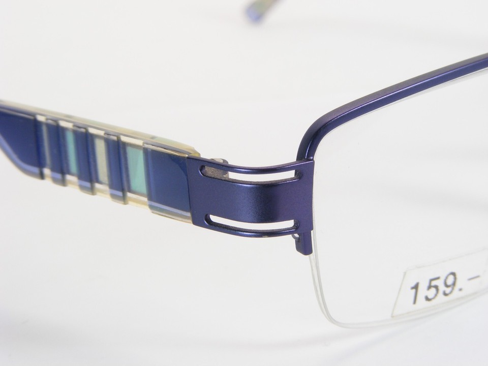 YAN by BoDe 6246 44 Violet UNIQUE RARE EYEGLASSES GLASSES 50-19-140mm Germany Item image 8