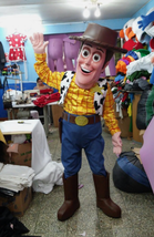 New Woody Cowboy FiberGlass Head Toy Mascot Costume Party Character Birt... - $460.00