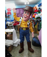New Woody Cowboy FiberGlass Head Toy Mascot Costume Party Character Birt... - £363.43 GBP