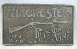 Winchester Rifle Western Cowboy Guns Firearms Vintage Belt Buckle - £18.03 GBP