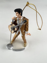 Elvis Presley In Gold Suit With Guitar Collectible Christmas Ornament 2002 - £7.88 GBP