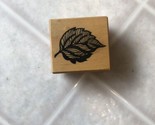 Leaf Line Drawing Rubber Stamp Wood Stamps by PSX C-1743 - £9.04 GBP