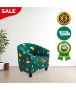 Anyhouz Sofa Cover Green Christmas Design Dust Proof Chair Tub Slipcover - $48.50