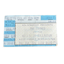 1989 The Damned British Punk Band at the Hollywood Palladium 07/20/1989 - £23.67 GBP