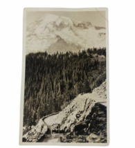 Vintage Real Photo Postcard Rainier National Park Mountain Inspiration Point - £10.91 GBP