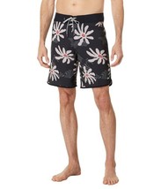 Quiksilver Men Surfsilk Scallop 19&quot; Boardshort Swim trunk Black Floral S... - €18,08 EUR