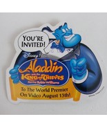 Vintage Disney Presents Aladdin And The King Of Thieves Movie Promo Pin ... - $157.08 MXN