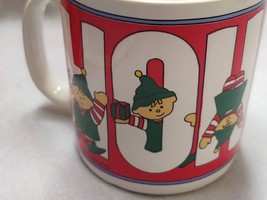 Elf Christmas Musical Coffee Mug in box Vintage 1980&#39;s - £15.97 GBP
