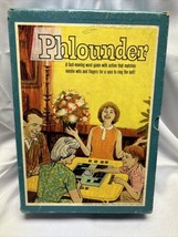 Vintage PHLOUNDER 3M Bookshelf Board Game Complete 1962 scrabble style game - £21.89 GBP