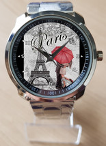 Love Paris Vintage Retro Style Stylish Rare Quality Wrist Watch  - £27.68 GBP