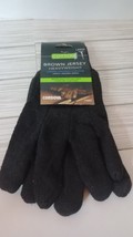 Cordova Heavy Weight Poly Blend Gloves Cotton Brown Jersey Large 9 Oz 14001 - £3.71 GBP