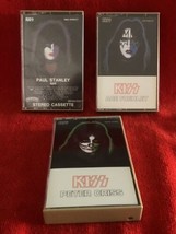 KISS Solo Album Cassettes (Paul, Ace, Peter) - £14.95 GBP
