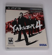 Yakuza 4 (Sony PlayStation 3, 2011) - CIB - Complete In Box W/ Manual - $14.01