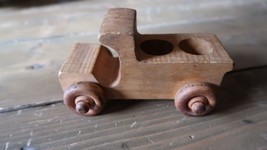 Vintage Hand Made Wood Truck 5&quot; - $39.59