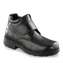 New Men&#39;s Propet RODNEY black leather ankle boot with strap - $111.00