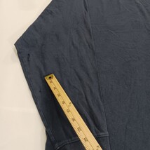 Carhartt K126 NVY Men's Blue Long Sleeve Pocket Workwear Cotton T-Shirt Size 3XL image 5