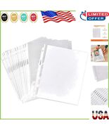 Professional Clear Document Protectors - 100-Pack for 3 Ring Binders, 8.... - $12.86