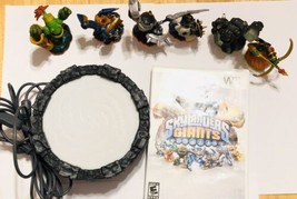 Nintendo Wii- 6 Characters- Skylanders Lot- With 1 Game and Game Portal. - $35.35