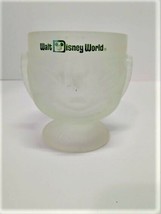 Walt Disney World Polynesian Village 6" Frosted Glass Tiki Bar Mug Vintage 1970s - $12.95