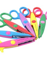 Craft Scissors Decorative Edge, Zig Zag Scissors, Kids Scissors, Safety ... - £12.57 GBP