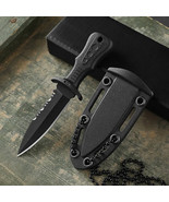 Portable Mini Necklace Knife Lightweight EDC Fixed Blade w/ Sheath Self ... - $9.99