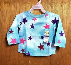 Garanimals Blue w/ Stars Long Sleeve Infant T-Shirt - New - £8.69 GBP