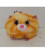 Ty Puff Puffies Tabitha 2&quot; Beanie baby Boos plush toy Brown white - $185.09 MXN