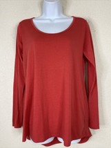 LuLaRoe Womens Size S Pink Scoop Neck Tunic T-shirt Long Sleeve - £5.18 GBP
