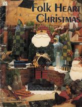 Tole Decorative Painting Folk Heart Christmas Susan Fouts Snowmen Santa Book - £11.14 GBP