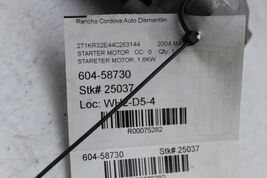 Starter Motor Fits 03-08 VIBE 75282 image 2