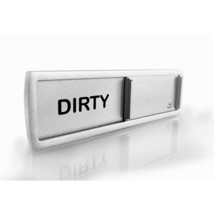 Metal Dishwasher Magnet Clean Dirty Sign In Stainless Steel - Unique And Stylish - £33.99 GBP