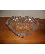 Mikasa Cut Glass Heart Candy Dish - $468.64 MXN