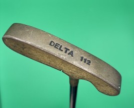 Delta 112 Brass Golf Putter 34” Long Delta Steel Shaft Zaap Tommy Armour... - $20.17
