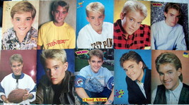 CHAD ALLEN ~ Eighteen (18) Color Vintage PIN-UPS from 1987-1990 ~ Clippings - £7.89 GBP