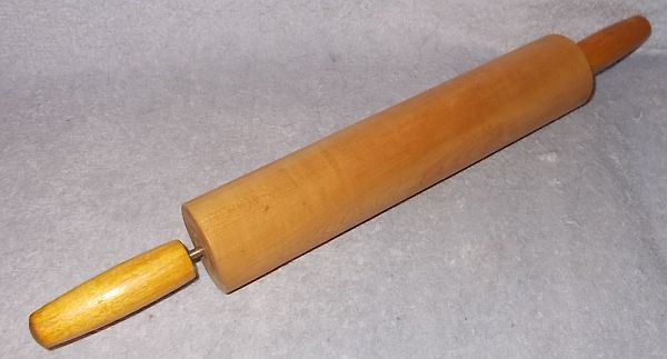 Vintage Wooden Kitchen Baking Maple Rolling Pin AB - £10.14 GBP