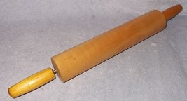 Vintage Wooden Kitchen Baking Maple Rolling Pin AB - £10.12 GBP