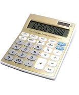 Meichoon Standard Function Desktop Calculator, Solar Battery Dual Power ... - $50.66 CAD