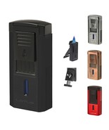 Lotus Duke V Cigar Lighter Triple Flames Single Action w/ Cutter Choose Color - $61.60
