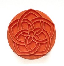 Five 5 Petal Quilt Pattern Celtic Knot Cookie Stamp Embosser Made In USA... - $73.17 MXN