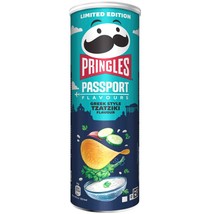 Pringles PASSPORT Flavors: Greek Style Tzatziki Potato Chips - 165g -FRE... - £8.88 GBP