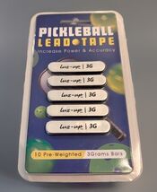 Pickleball Lead Tape 10 Pre-Weighted 3 Gram Bars Accuracy Stability Spor... - $8.54