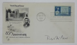 Ralph McGill Signed Autographed 1948 First Day Cover FDC 85th Gettysburg... - £23.67 GBP