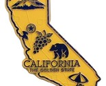 California the Golden State Map Fridge Magnet - $6.99