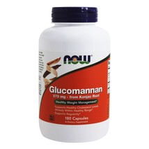 NOW Foods Glucomannan 575 mg., 180 Capsules - £11.21 GBP